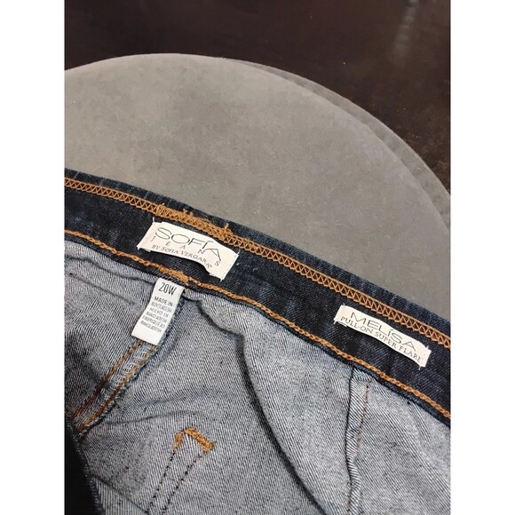 Sofia Jeans Women’s Plus Size Melisa Flare High Rise Pull On Jeans Size 20W - Picture 4 of 5